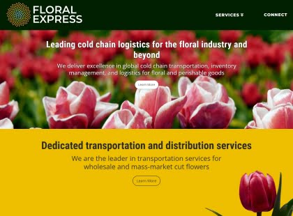 Floral Express - Projecty management, web site design and development by Two Luky Ducks web design agency Australia